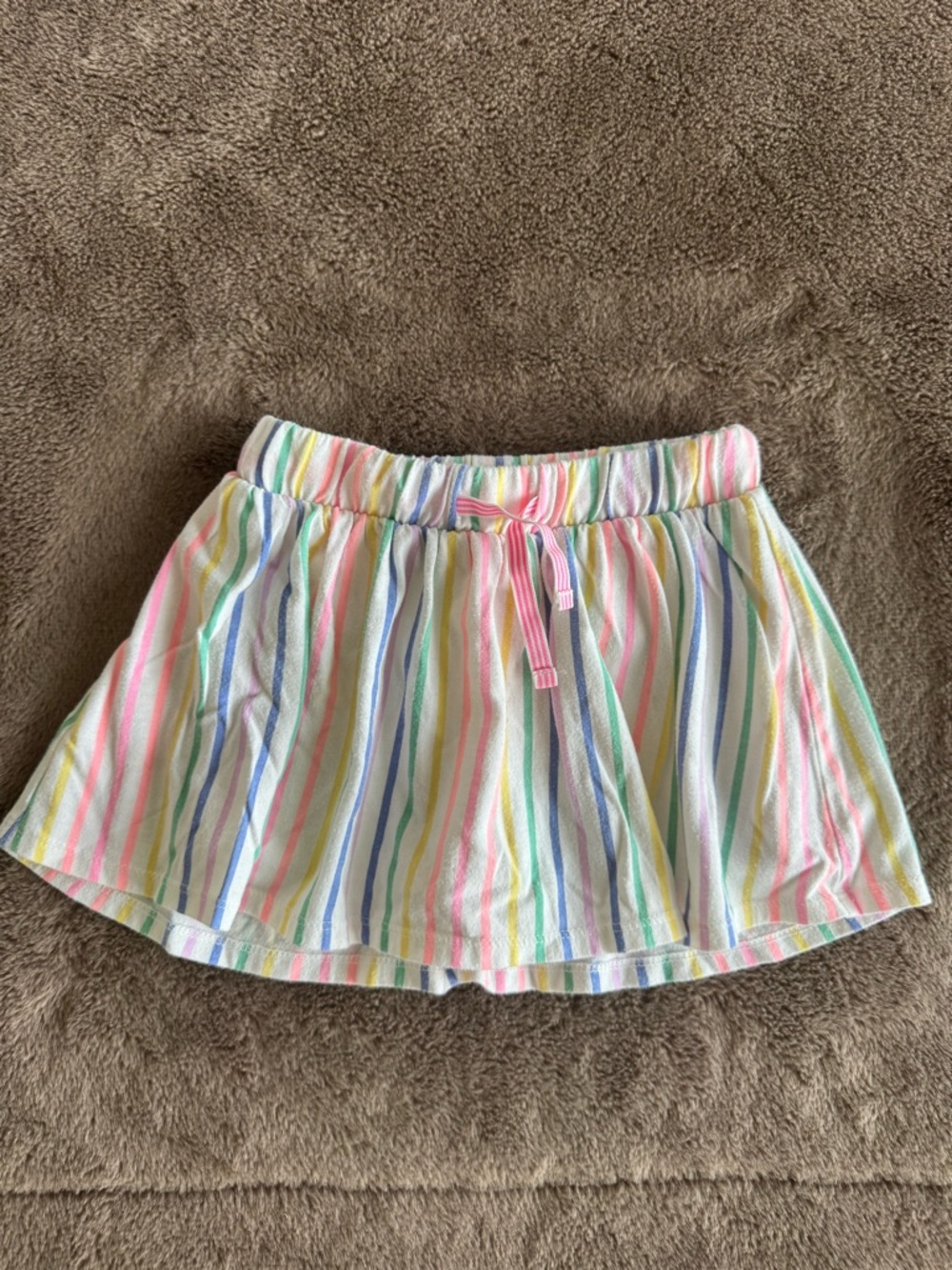 Cat & Jack girls Pastel striped skort , Size: 4-5